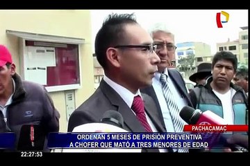 PJ dicta prisión preventiva a sujeto que ocasionó accidente en Pachacámac