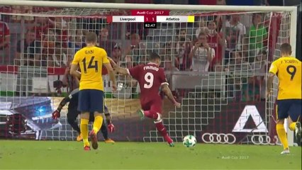 1-1 Roberto Firmino Goal (Pen.) - Liverpool 1 - 1 Atletico Madrid - 02.08.2017 (Full Replay)