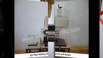 Rotary marking-dot peen marking machine