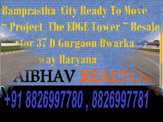 The Edge Tower Ready To Move Apartments For Sale in Sector 37D Gurgaon Haryana 8826997780