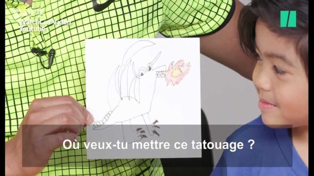 Des parents (un peu fous) se font tatouer les dessins réalisés par leurs enfants