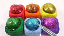 Combine Glitter Slime Case All Colors Water Clay Simple DIY Learn Colors Slime Toys