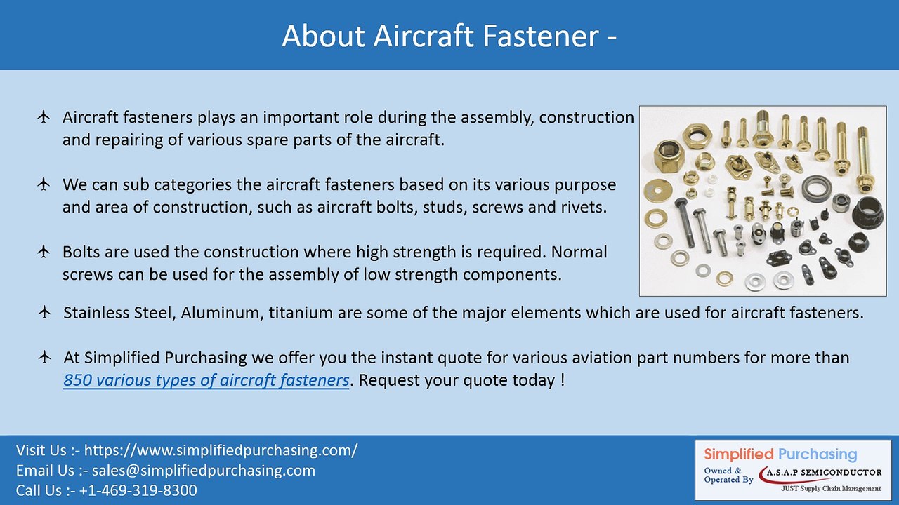 Simplified Purchasing – About our part purchasing solutions for aerospace industry
