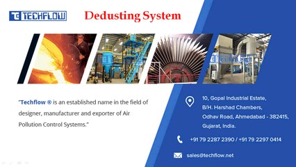 Dedusting System Manufacturer & Supplier - www.techflow.net