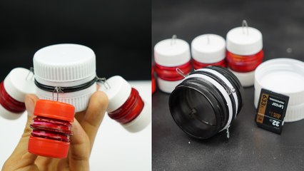 How to Make Plastic Bottle Cap Container