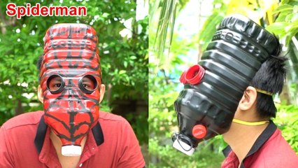 How to Make Mask with 5 Liter Plastic Bottles