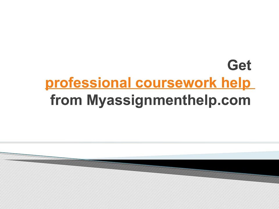 Get professional coursework help
