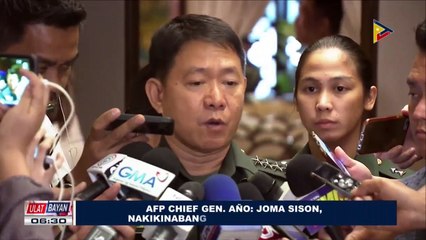 AFP Chief Gen. Año: Joma Sison, nakikinabang sa "Revolutionary Tax
