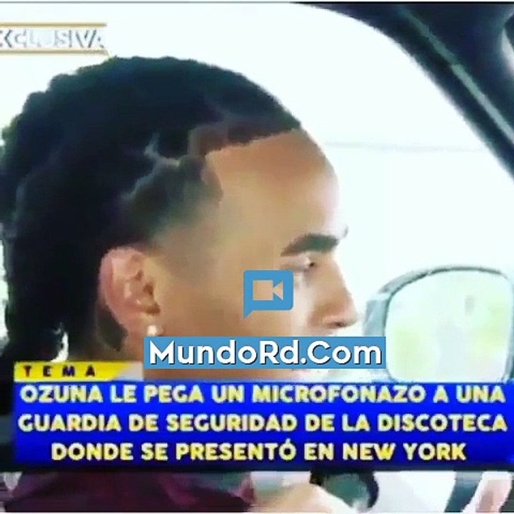 Primeras declaraciones de Ozuna ante las camaras sobre lo ocurrido con el seguridad
