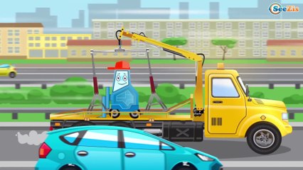 Kids Cartoons The Police Car Vs Speed Cars Videos for Kids 2D Animation for Children