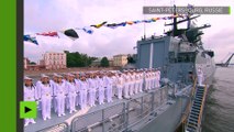 Les meilleurs moments de la Journée de la marine russe à Saint-Pétersbourg