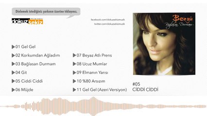 Bengü - Ciddi Ciddi (Official Audio)