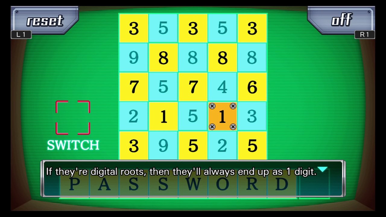 9 Hours 9 Persons 9 Doors (999): The Nonary Games Final Puzzle