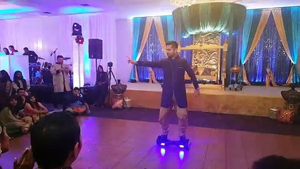 Best Dance 2016 Sanam Re sangeet performance on Hoverboard, Indian bollywood sangeet, Nazara 2016(360p)
