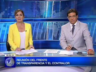 Frente de transparencia se reúne con contralor Pablo Celi