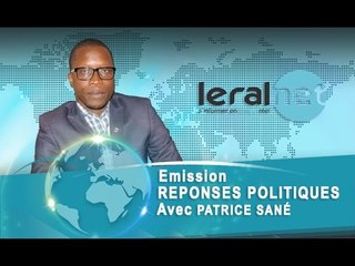 Patrice Sané invité de l'émission: REPONSES POLITIQUES