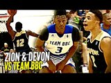 Zion Williamson & Devon Dotson DOMINATE vs Team BBC!! Zion Shuts Gym Down w/ NASTY Dunk!