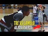 Gets HEATED!! LaMelo Ball 56 Points vs Tre Gray 46 Points at adidas Summer Championship!!