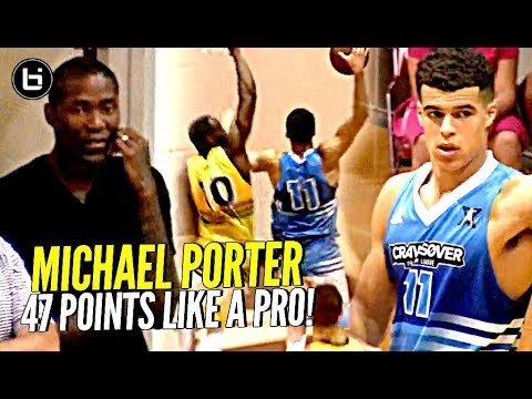 Michael Porter Jr DROPS 47 Points at Jamal Crawford's Pro Am!! This Kid Is a LEGIT PRO!