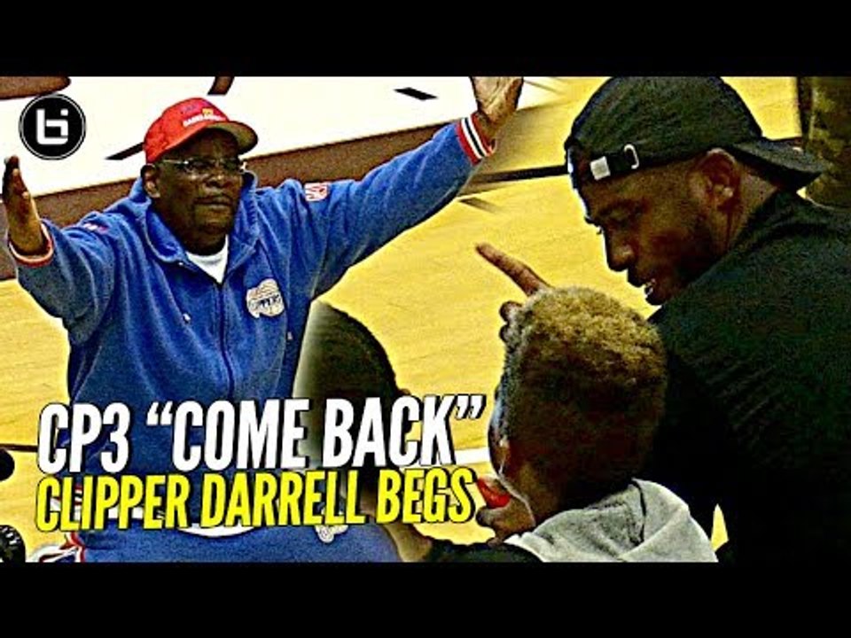 "Clipper Darrell" Singing "Baby Come Back" to Chris Paul LOL | Clipper Super Fan
