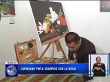 Pintor ecuatoriano especial presenta sus obras en Carondelet