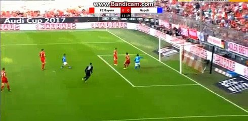 Jose Callejon BIG chance  HD Napoli vs Bayern Munich 02.08.2017 HD