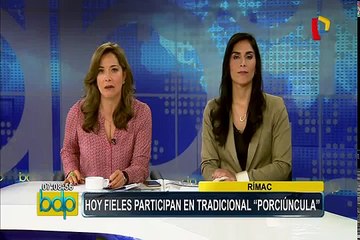 Rímac: miles de fieles participaran de tradicional “Porciúncula”