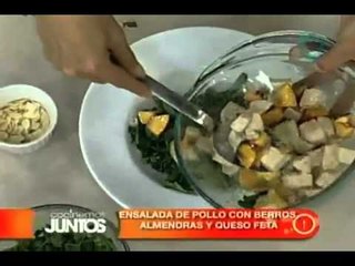 Cocinemos Juntos, Ensalada de pollo con berros y queso feta