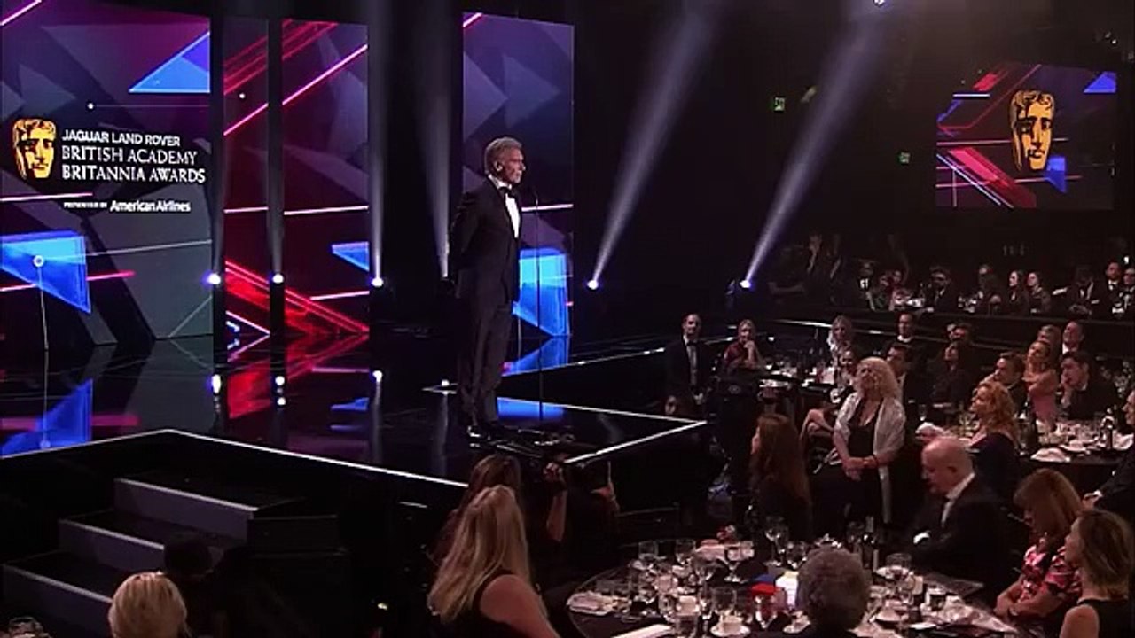 Harrison Ford accepts the Albert R. Broccoli Britannia Award FULL SPEECH