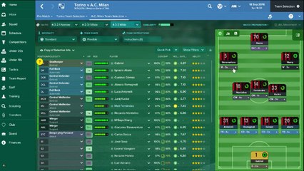 AC MILAN CAREER MODE - THE MOST IMPORTANT GOAL OF THE SEASON??? - FOOTBALL MANAGER 2017