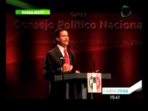 Peña Nieto rinde protesta como candidato presidencial del PRI