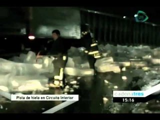 Circuito Interior se convierte en una pista de hielo