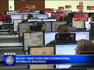 Ecu 911 ganó concurso internacional en área de seguridad