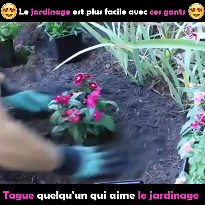 Le jardinage est plus facile avec ces gants