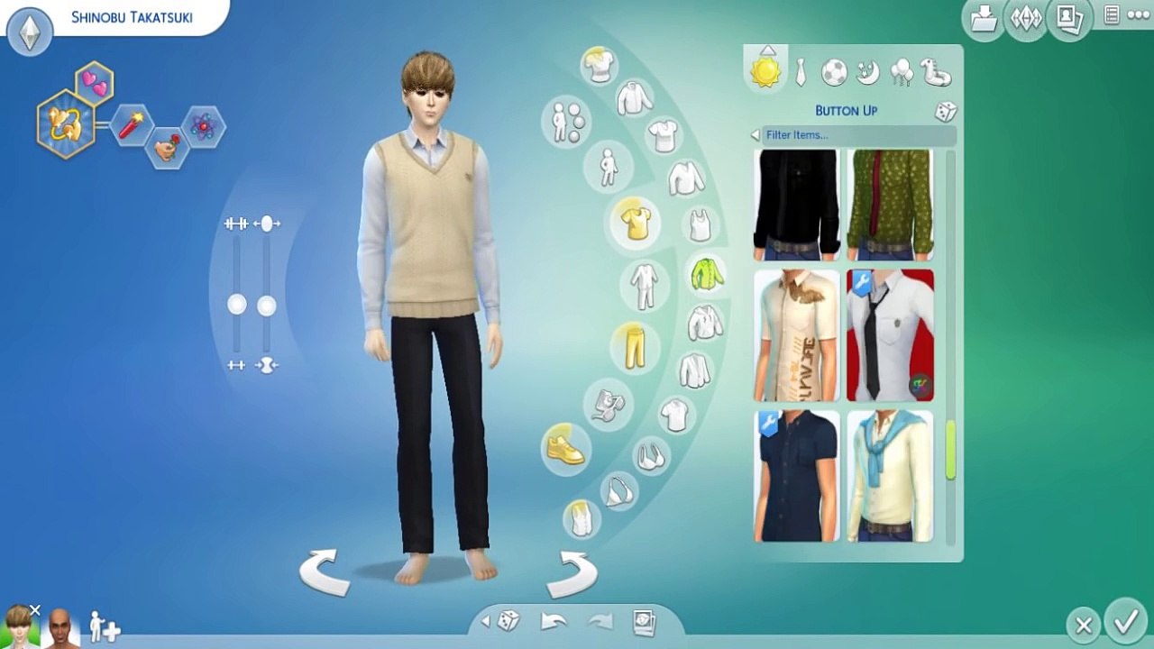 The SIMS 4 CAS: Junjou Romantica/Egoist/Terrosit/Mistake