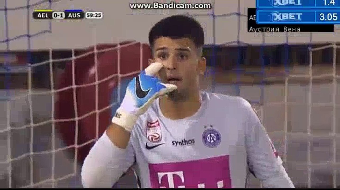 Osman Hadzikic Own Goal HD - AEL Limassol 1-1 Austria Wien 02.08.2017