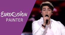 Brendan Murray - Dying To Try (Ireland) 2017 Second Semi-Final - Eurovision Painter