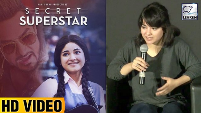 Zaira Wasim Shares Experience Working On Secret Superstar