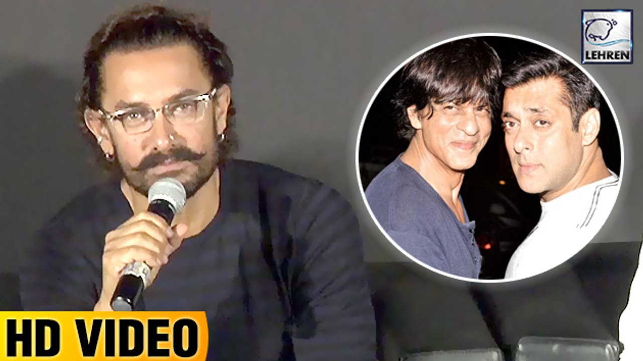 Aamir ADMITS Shah Rukh & Salman Khan Are Bigger Stars