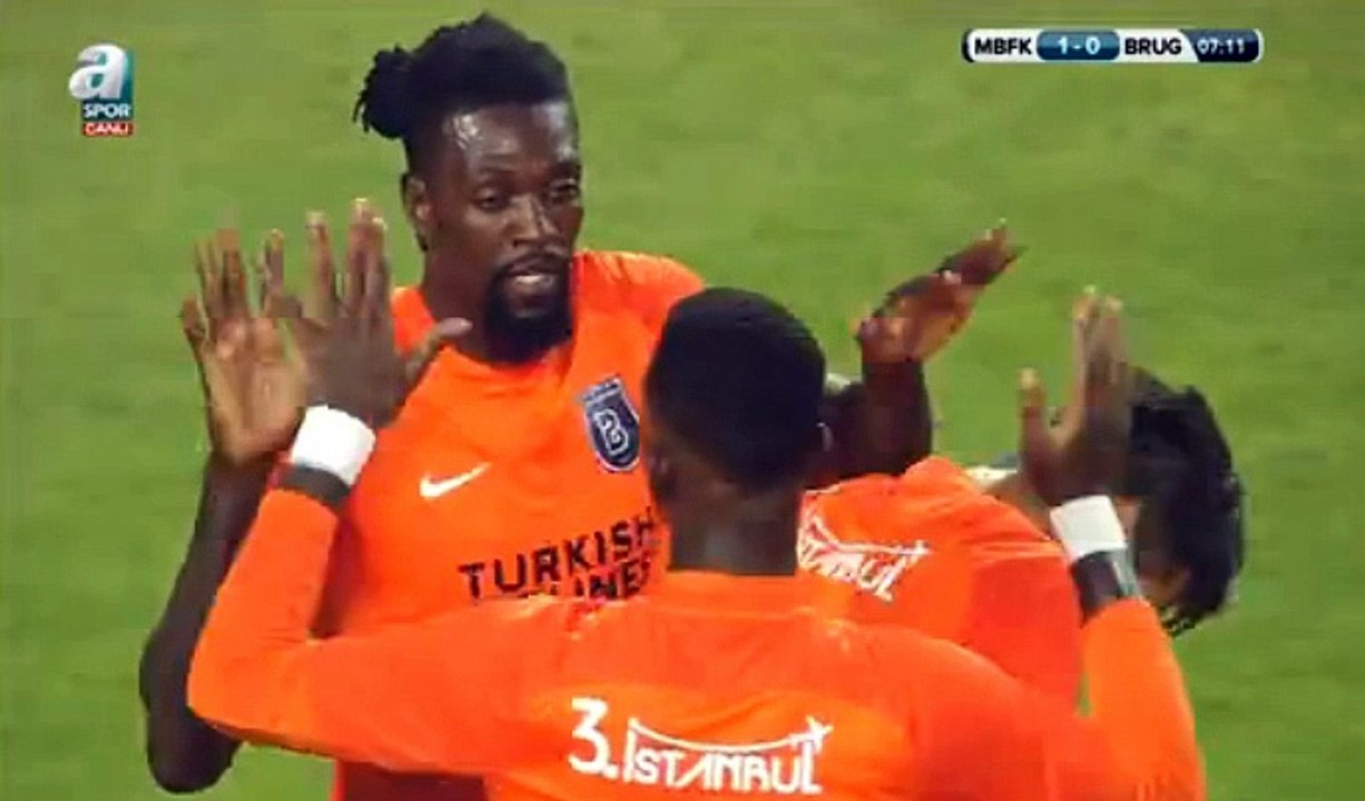 Emmanuel Adebayor GOAL HD - Basaksehir (Tur) 1-0 Club Brugge KV (Bel) 02.08.2017