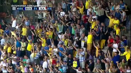 Igor Stasevich Goal HD - BATE 2 - 1 Slavia Prague - 02.08.2017 (Full Replay)