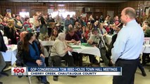 GOP Congressman Tom Reed holds town hall meetings