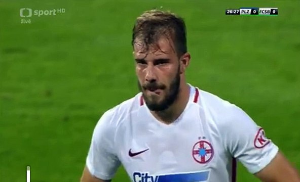 Mihai Alexandru Balasa SUPER GOAL HD - Plzen (Cze) 0-1 FCSB (Rou) 02.08.2017