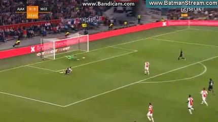 Goal Souquet Ajax 0-1 Nice  02-08-2017