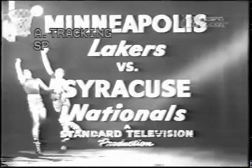 NBA 1953 54 Finals Minneapolis Lakers Syracuse Nationals G1 YouTube 360p