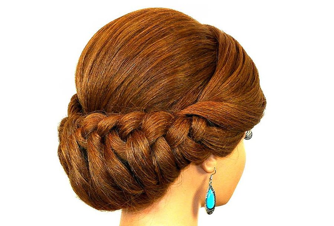 Easy Hairstyle Tutorial Braided Updo