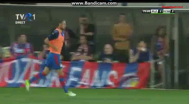 Florin Tanase Goal HD Viktoria Plzen 1-3 FCSB - 02.08.2017