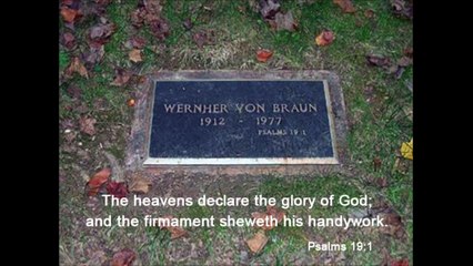 Does Werner Von Brauns Gravestone Prove Flat Earth?