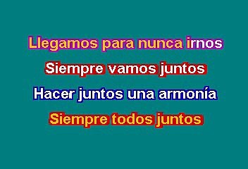 Timbiriche -  Juntos (Karaoke)