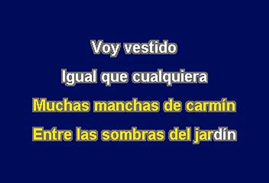 Roberto Carlos - Amantes a la antigua (Karaoke)